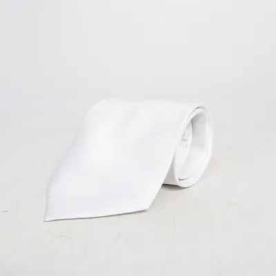 Cravate (Blanc) de Madison Avenue Polyester