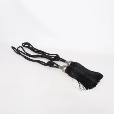 Curtain tieback  (Black)