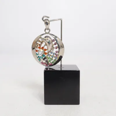 Pendentif (Argent, Multicolore) Métal inconnu