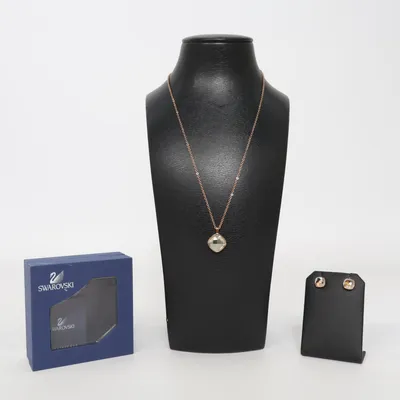 Jewelry set (Gold, Yellow) from Swarovski Unknown metal