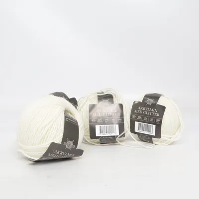 Garn (AKRYLMIX MED GLITTER) fra Yarn & Friends