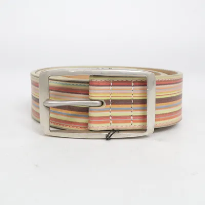 Ceinture (Beige, Multicolore) de Paul Smith Cuir
