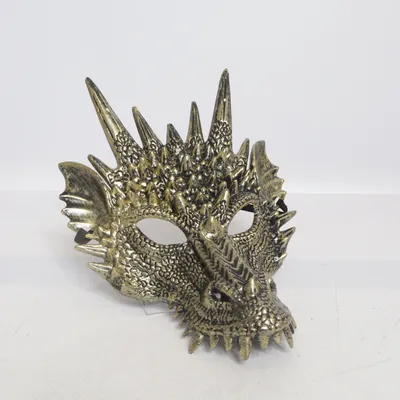Maskeradmask (Guldfärgad)