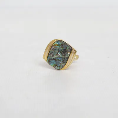 Boutons de manchette (Or, Bleu) Métal inconnu