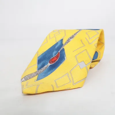Tie (Yellow, Blue, Multicolored) from Fashion Line Polyester