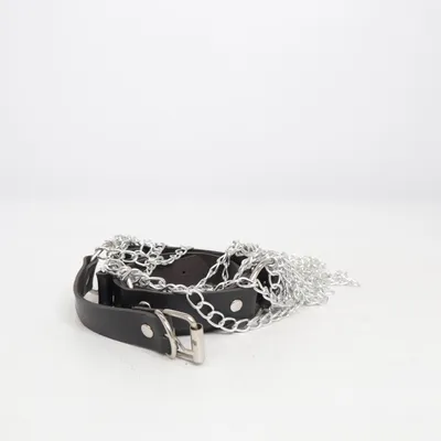 Belt (Black, Silver)