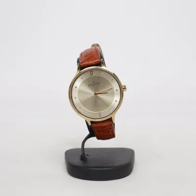 Armbåndsur (Guld, Brun) fra Skagen