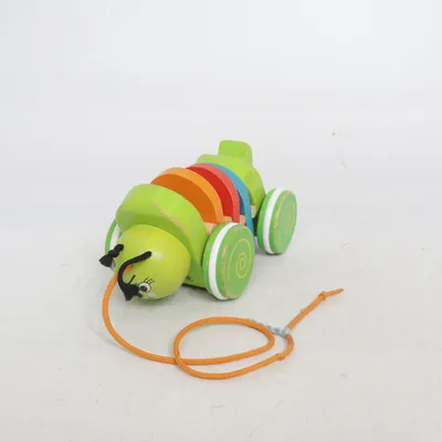 Pull toy (Green, Multicolored) from Kids Wood