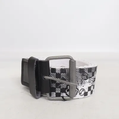Ceinture (Noir, Blanc) de No Fear Polyester, Polyuréthane