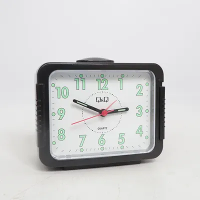 Alarm clock (Black, White) from Q&Q
