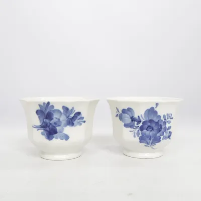 Serveringsskål (Hvid, Blå) fra Royal Copenhagen