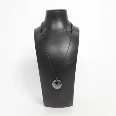 Ketting (Zwart, Zilver) Onbekend materiaal