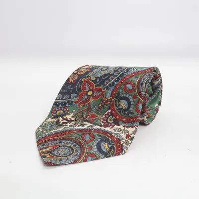 Tie (Green, Multicolored) from Carnaval de Venise Silk
