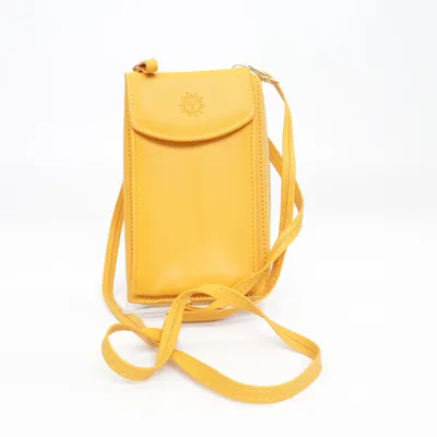 Mobile bag (Yellow) from Ale-Hop Polyurethane