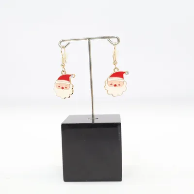 Oorbellen (Wit, Rood) Onbekend materiaal
