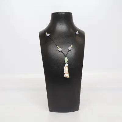 Necklace (Multicolored) Shells, Plastic