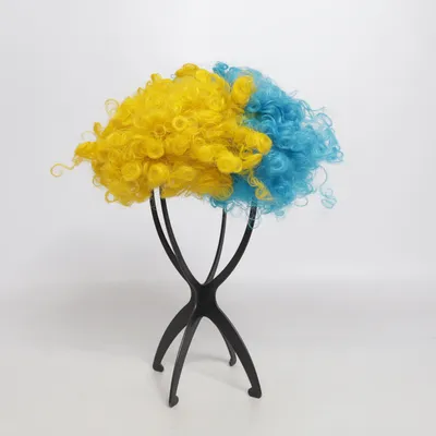 Perruque (Jaune, Bleu)