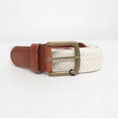 Bälte (Beige, Brun) från Hampton Republic Elastan, Skinn
