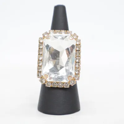 Ring (Transparent, Gold) from Caroline Svedbom Unknown metal