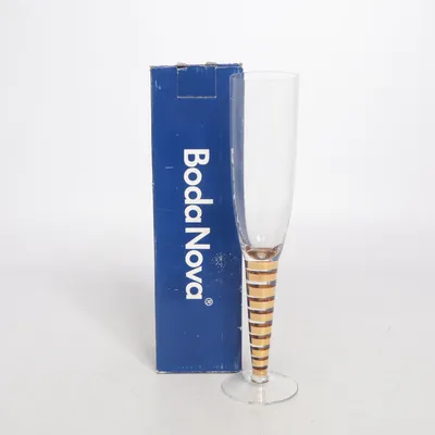 Champagneglas (Guldfärgad, Vit, Transparent) från Boda Nova