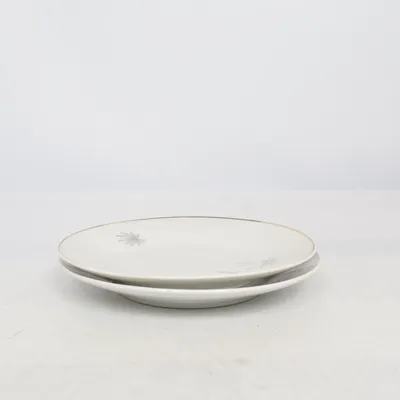 Tallrik (Vit) från Mitterteich Bavaria