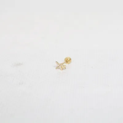 Piercingsmykke (Guld) Ukendt metal
