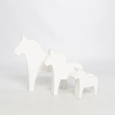 Dalecarlian horse (White)