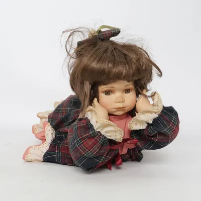 Porslinsdocka (Flerfärgad)