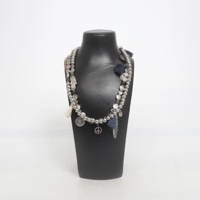 Halsband (Silverfärgad, Flerfärgad) från Bijoux by US Okänd metall
