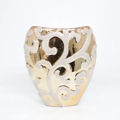 Vas (Guldfärgad, Beige)