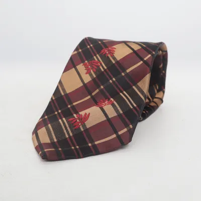 Cravate (Beige, Marron, Rouge) de Monti Soie