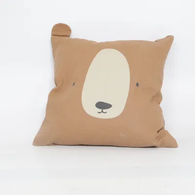 Prydnadskudde (Brun, Beige)