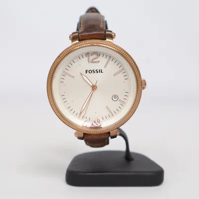 Polshorloge (Bruin, Goud) van Fossil