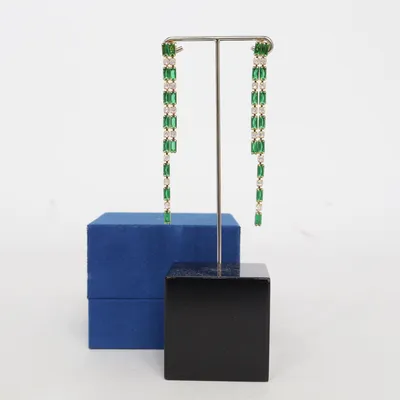 Earrings (Gold, Green) from Ur&Penn Unknown metal