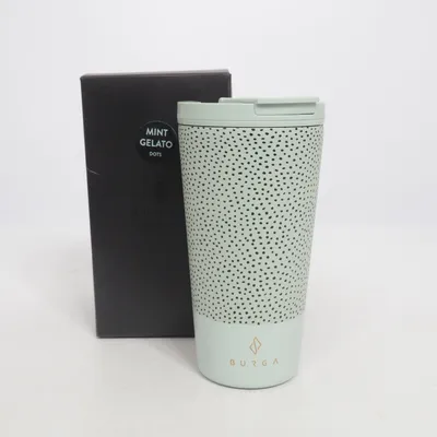 Take-Away-Becher (Mint Gelato Dots) von Burga