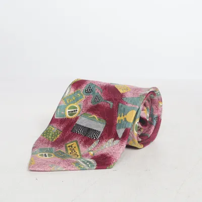 Cravate (Violet, Multicolore) de Piero Guidi Soie