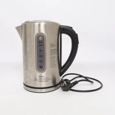 Electric kettle (Silver, Black) from EDEKA