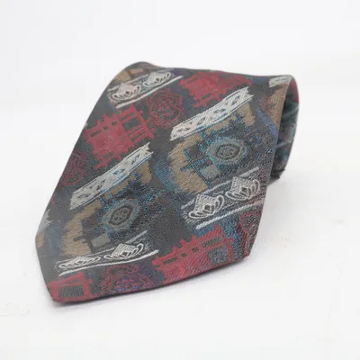 Tie (Multicolored, Blue) from Fashion Line Polyester