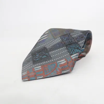 Tie (Gray, Blue, Multicolored) from Fashion Line Polyester