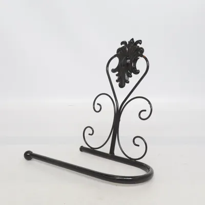 Toalettpappershållare (Svart)