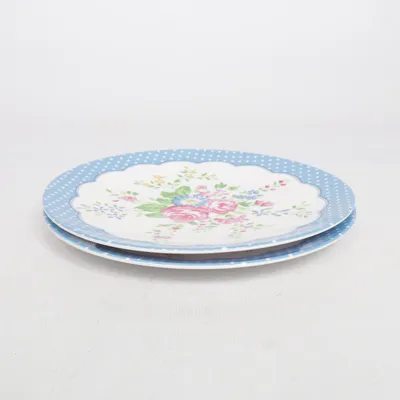 Assiette (Bleu, Blanc, Multicolore) de Greengate
