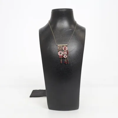 Halsband (Röd) från Pilgrim Okänd metall