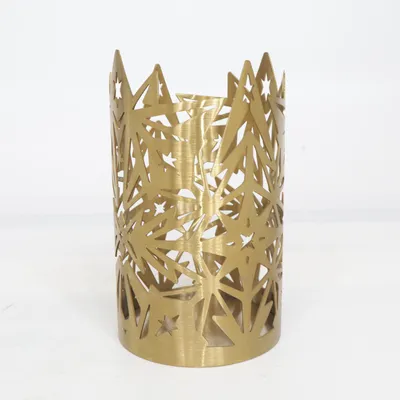 Ljuslykta (Karen Blixen ljuslykta ) från Rosendahl Rostfritt stål, Guldpläterad