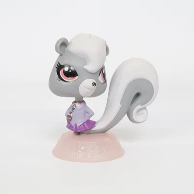 Leksaksfigur (Grå, Rosa, Lila) från Littlest Pet Shop
