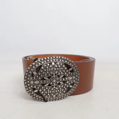 Ceinture (Marron) de Merete Fonnesberg Cuir