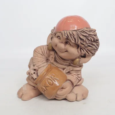 Ornement de jardin (Marron, Rouge) de JIE Keramik
