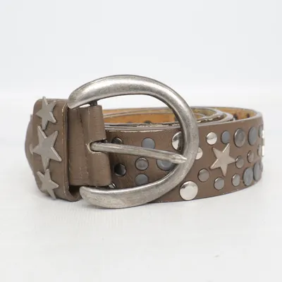 Bälte (Brun, Silverfärgad)