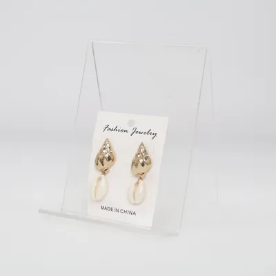 Oorbellen (Goud, Wit) van Fashion Jewelry Onbekend materiaal
