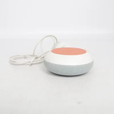 Voice assistant (Google Nest Mini röstassistent i grått med strömadapter. Smart högtalare för Google Assistant, musik, smart home, röststyrning, WiFi, Bluetooth, Chromecast, hemautomation och handsfree. Kompakt Google Home Mini för sovrum, kök eller kontor.) from Google