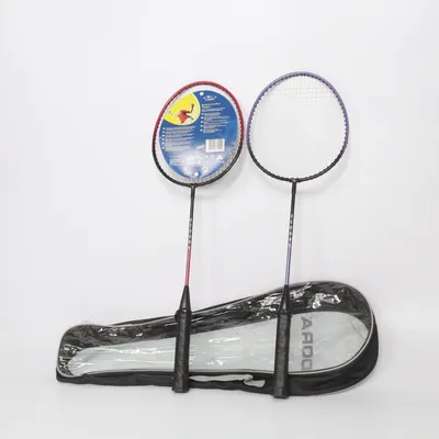Badmintonracket (Svart, Vit, Röd) från Hudora